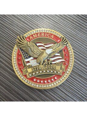 American Bald Eagle *250TH ANNIVERSARY USA* 1776-2026 Commemorative Coin Medal